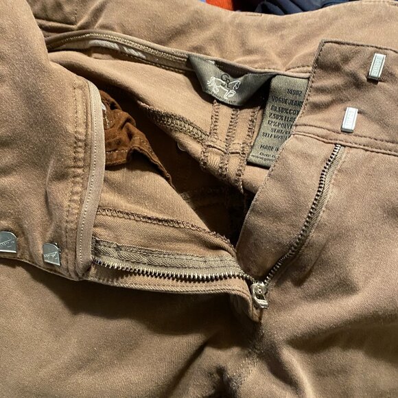 Goode Rider Vogue Jean Breeches | Size 30R | Brown Full Seat Silicone Grip - Picture 12 of 12
